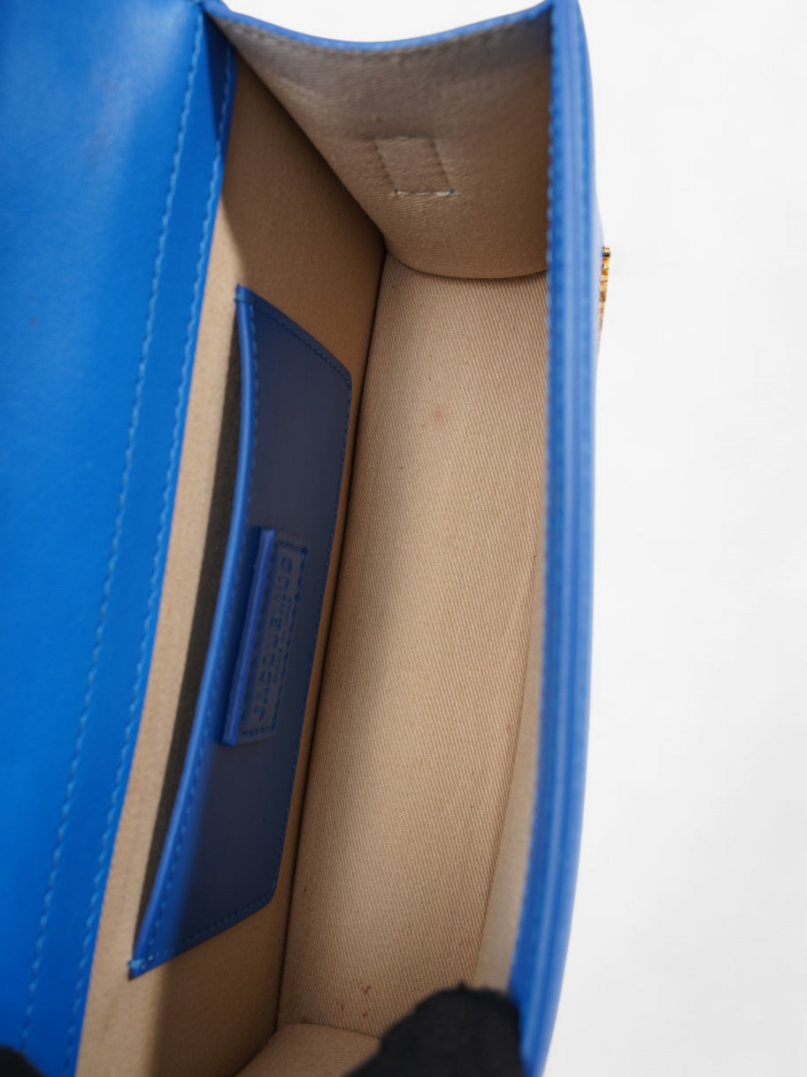 Jacquemus Le Bambino Long Blue Leather Image 8