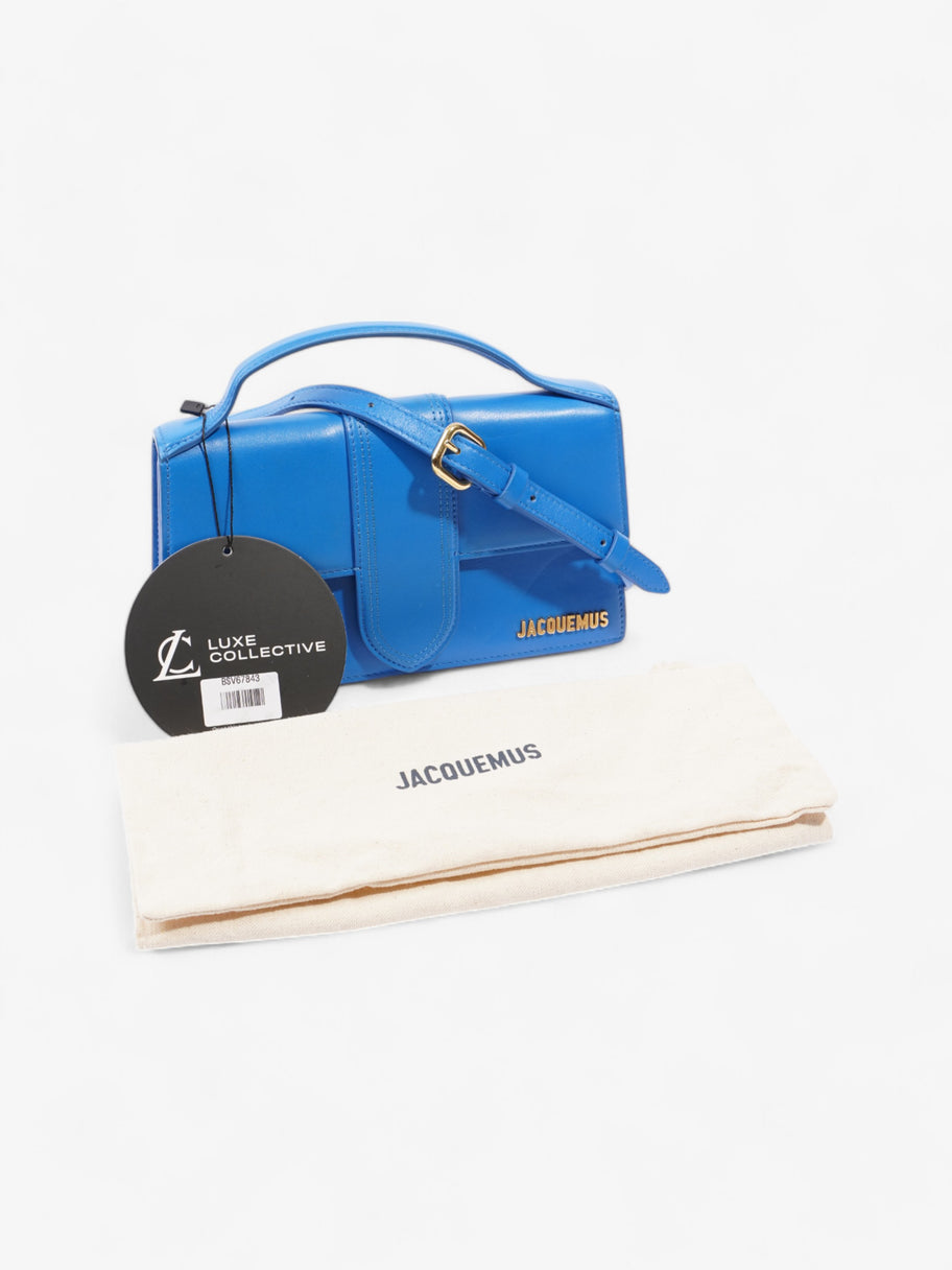 Jacquemus Le Bambino Long Blue Leather Image 9