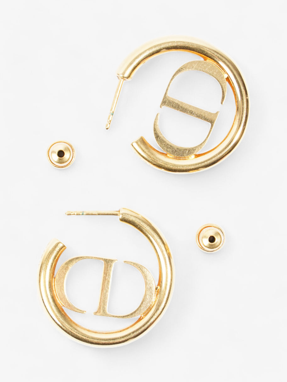 Christian Dior 30 Montaigne Earrings Gold Base Metal Image 3