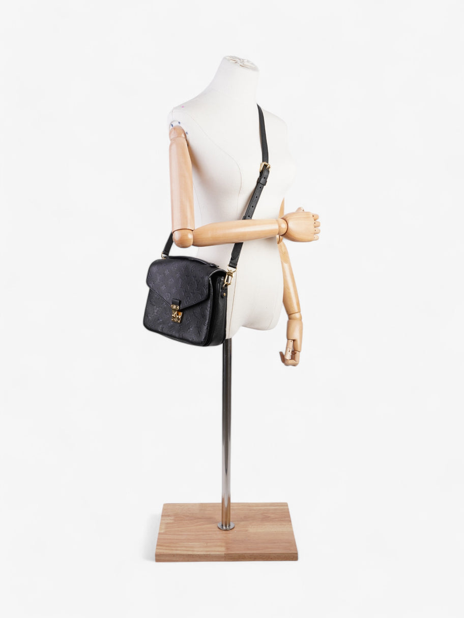Louis Vuitton Pochette Metis Black Empreinte Leather Image 2