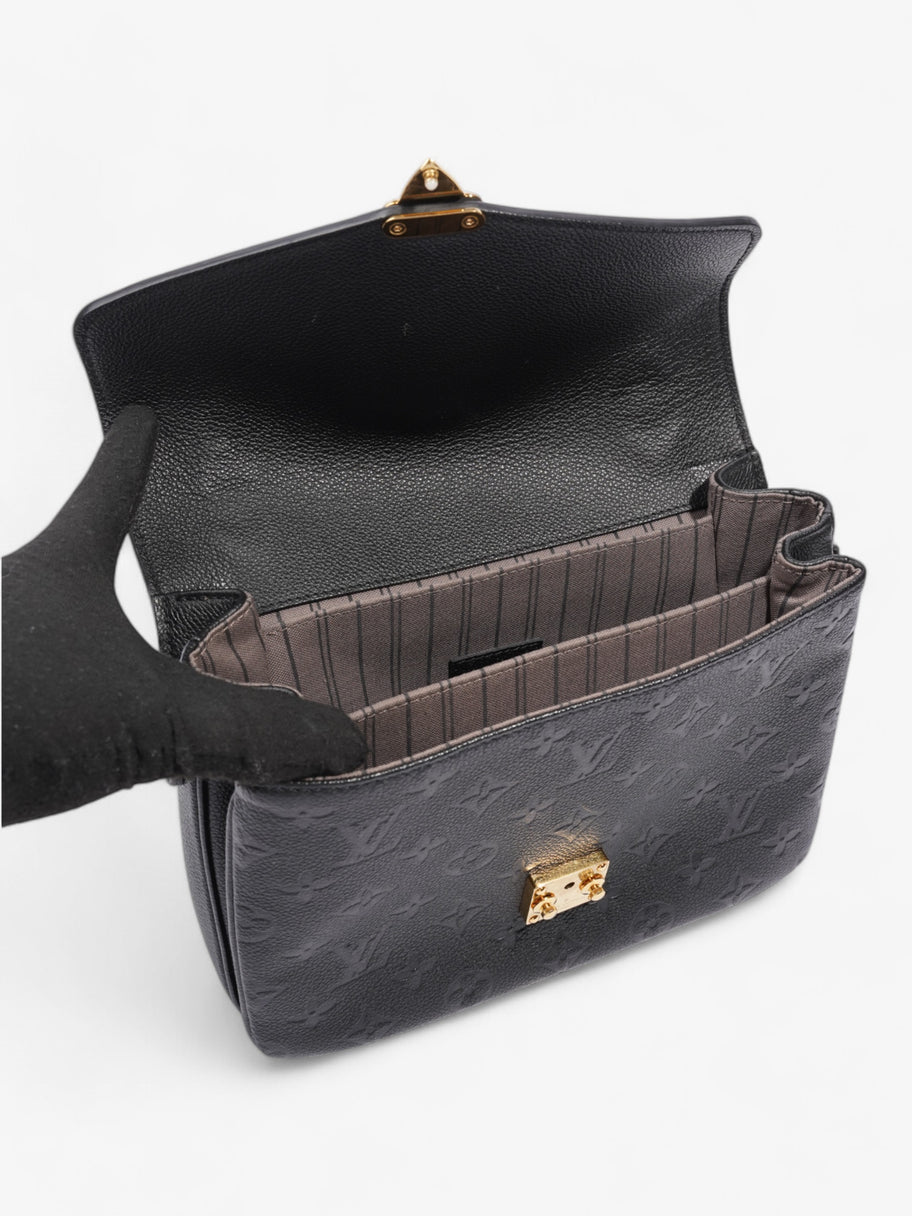 Louis Vuitton Pochette Metis Black Empreinte Leather Image 8
