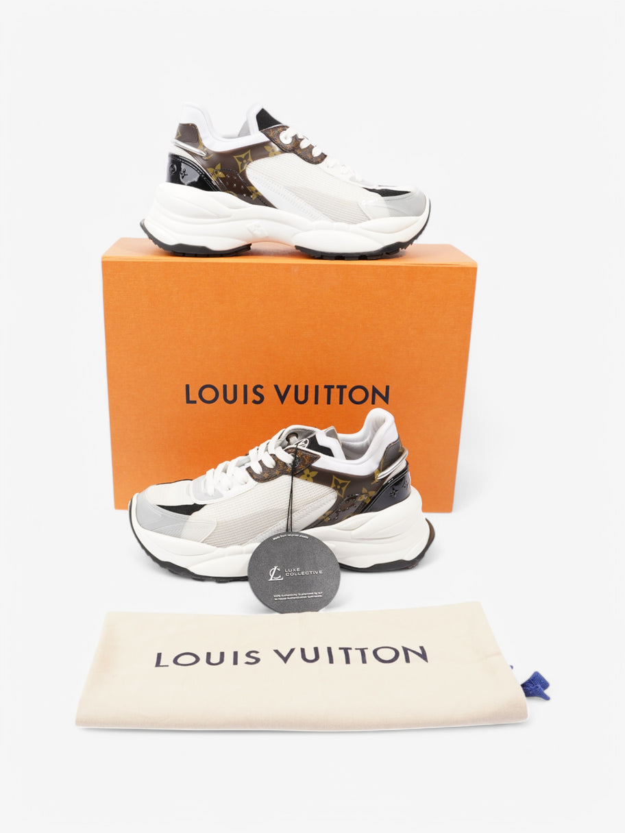 Louis Vuitton Run 55 Sneakers White  / Black / Monogram Mesh EU 38.5 UK 5.5 Image 10