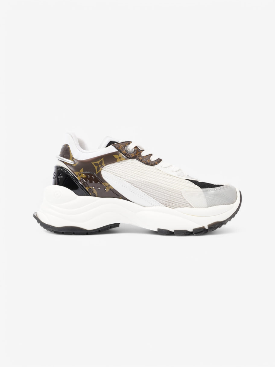 Louis Vuitton Run 55 Sneakers White  / Black / Monogram Mesh EU 38.5 UK 5.5 Image 4