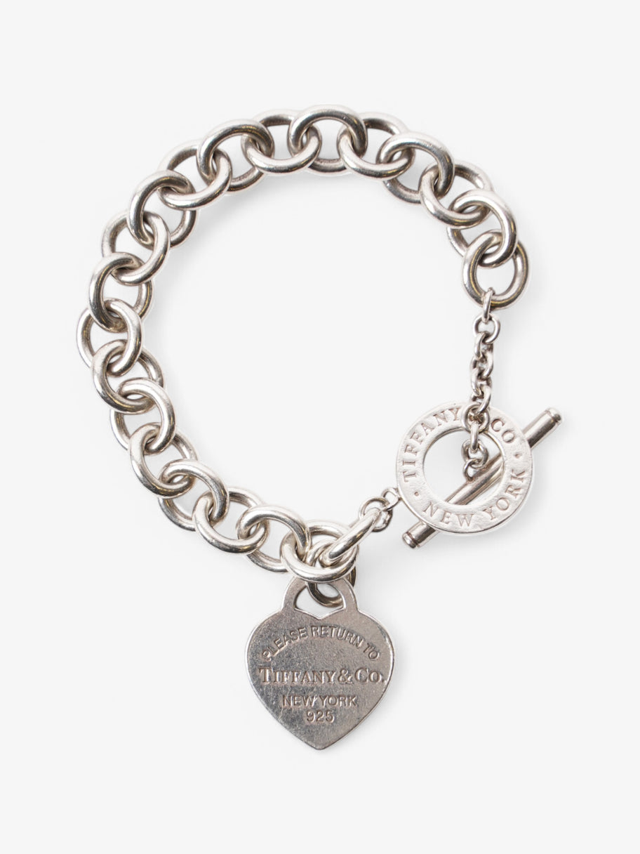 Tiffany and Co Heart Tag Toggle Bracelet Silver Silver Sterling Image 1
