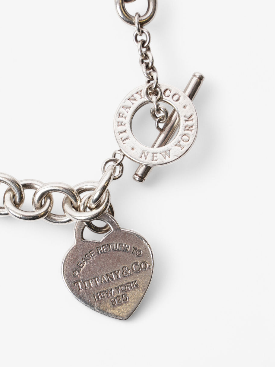 Tiffany and Co Heart Tag Toggle Bracelet Silver Silver Sterling Image 2