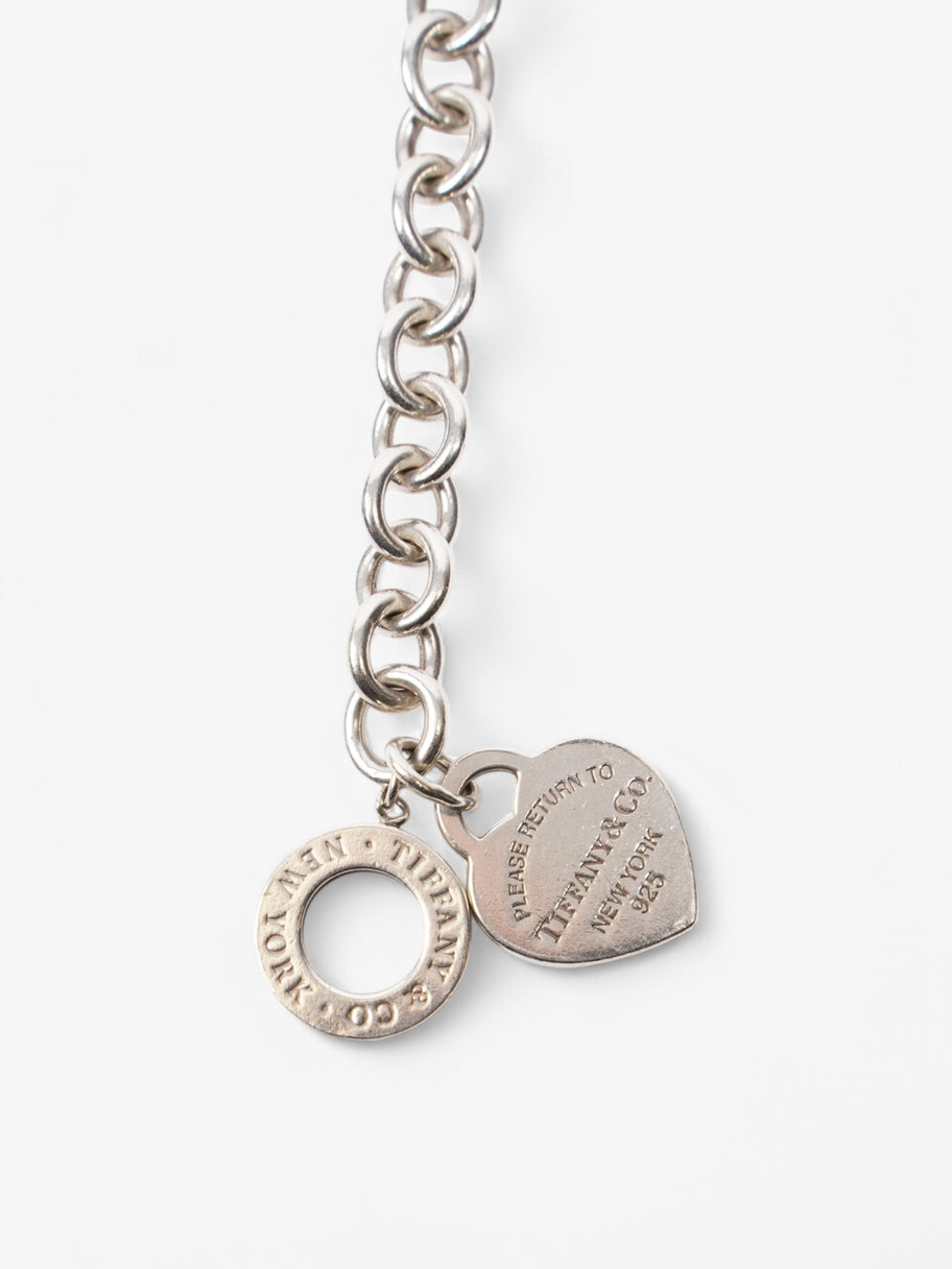 Tiffany and Co Heart Tag Toggle Bracelet Silver Silver Sterling Image 4