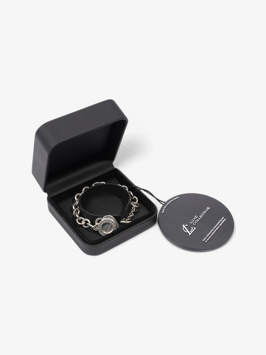 Tiffany and Co Heart Tag Toggle Bracelet Silver Silver Sterling Image 6
