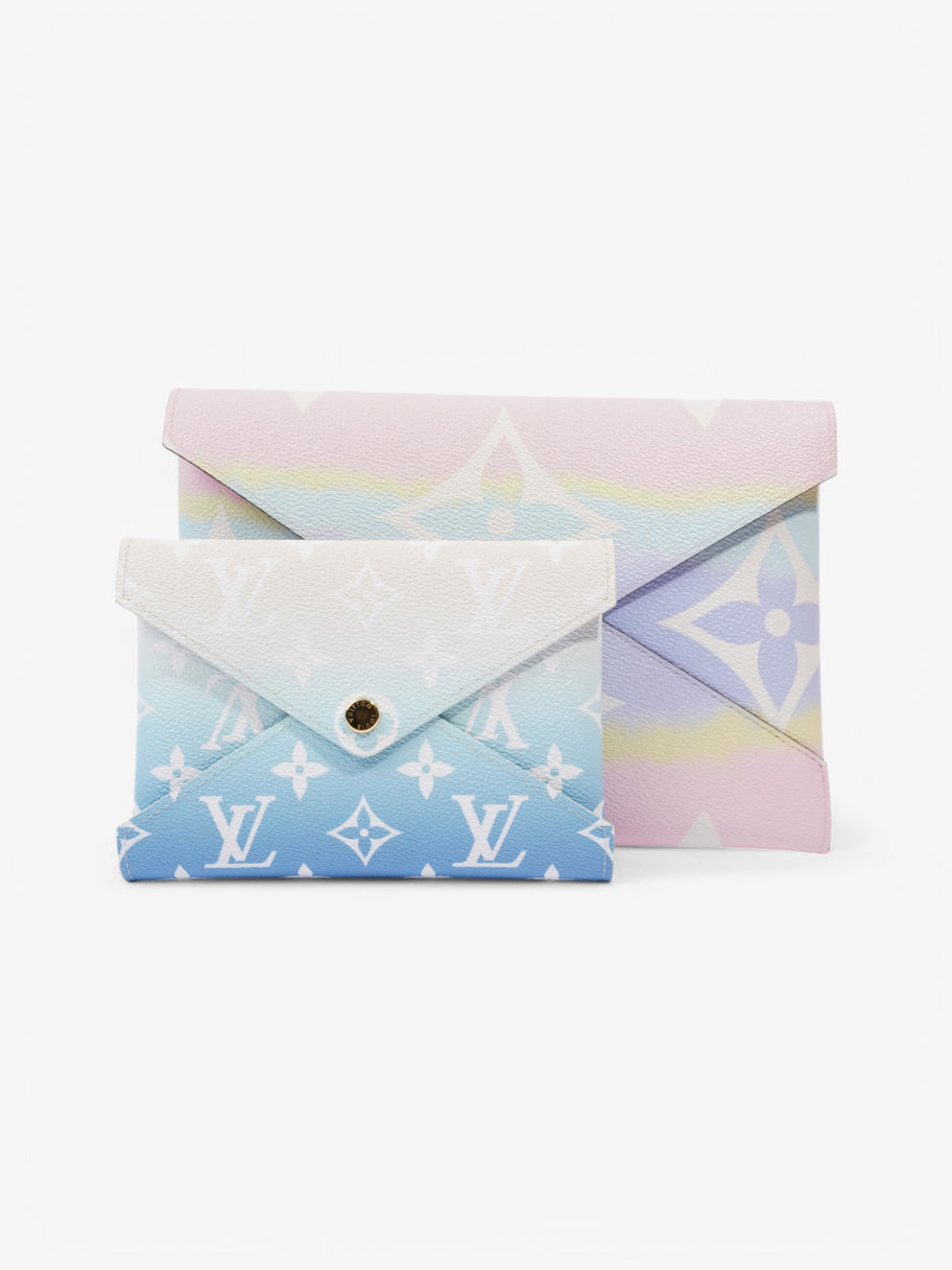 Louis Vuitton Spring In The City Kirigami Pochette  Pastel Multicolour / White Coated Canvas Image 3