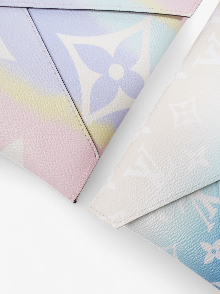 Louis Vuitton Spring In The City Kirigami Pochette  Pastel Multicolour / White Coated Canvas Image 7