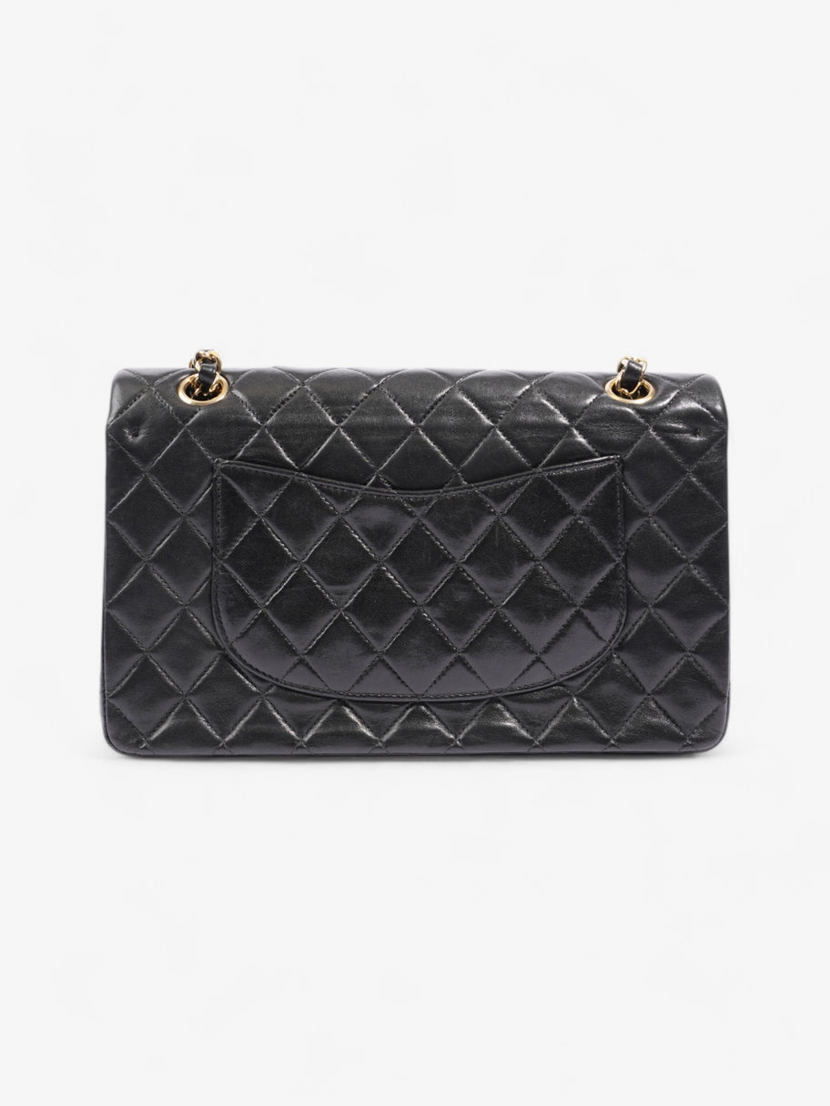 Chanel Classic Double Flap Black Lambskin Leather Medium Image 4