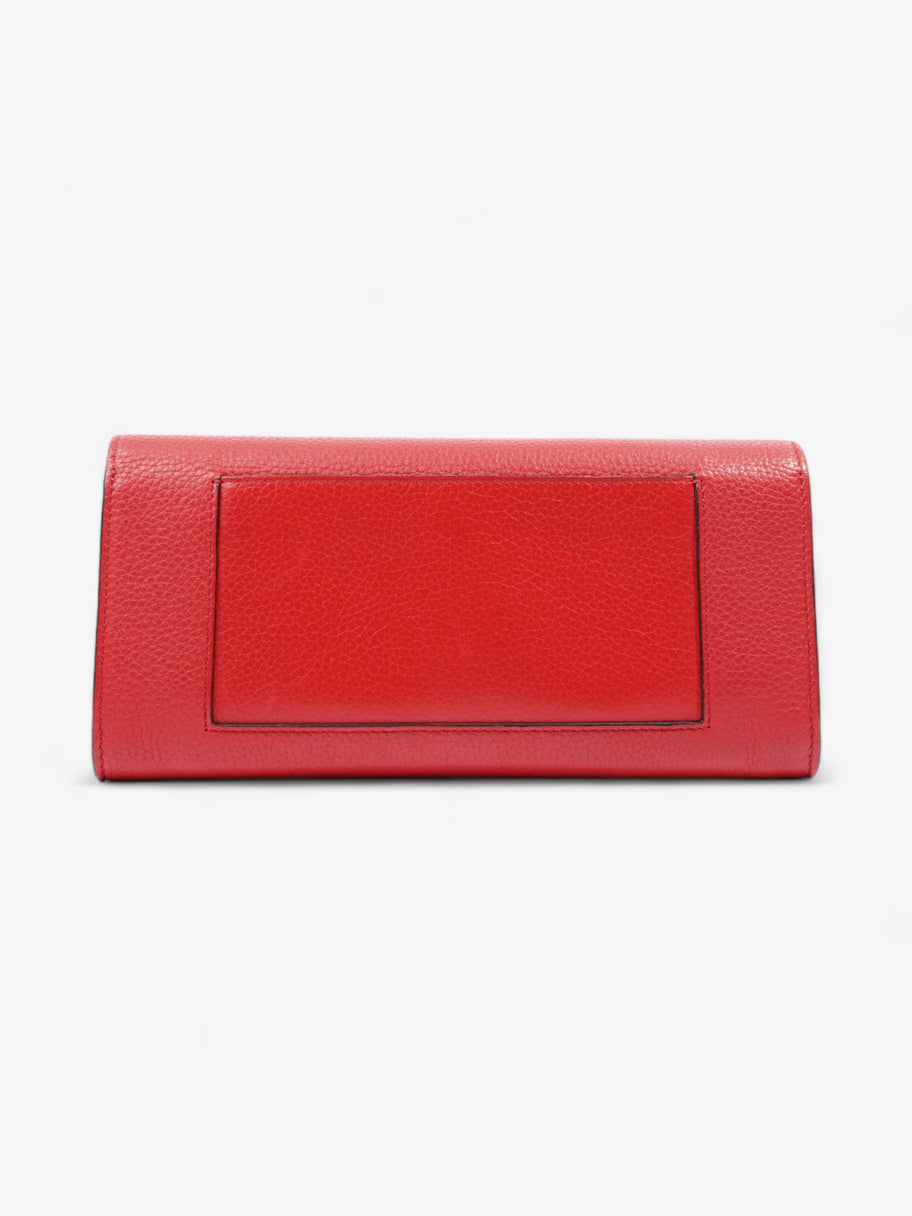 Celine Continental Wallet Red Leather Image 2