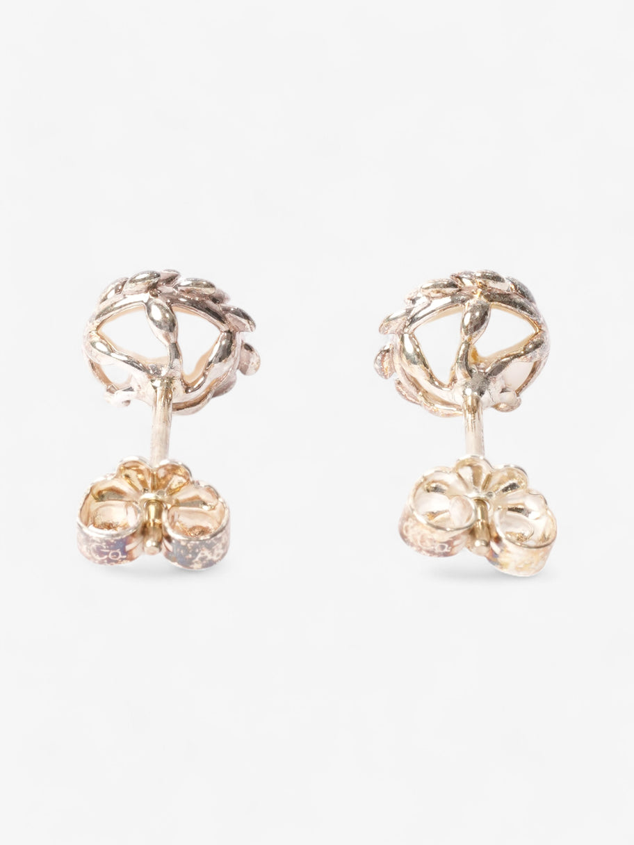 Tiffany and Co Paloma Picasso Pearl Earrings White Silver Sterling Image 3