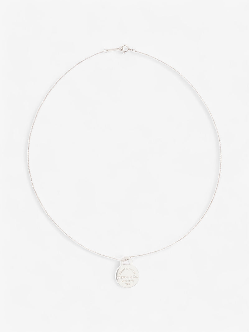 Tiffany and Co Return to Tiffany Circle Pendant Silver Silver Sterling