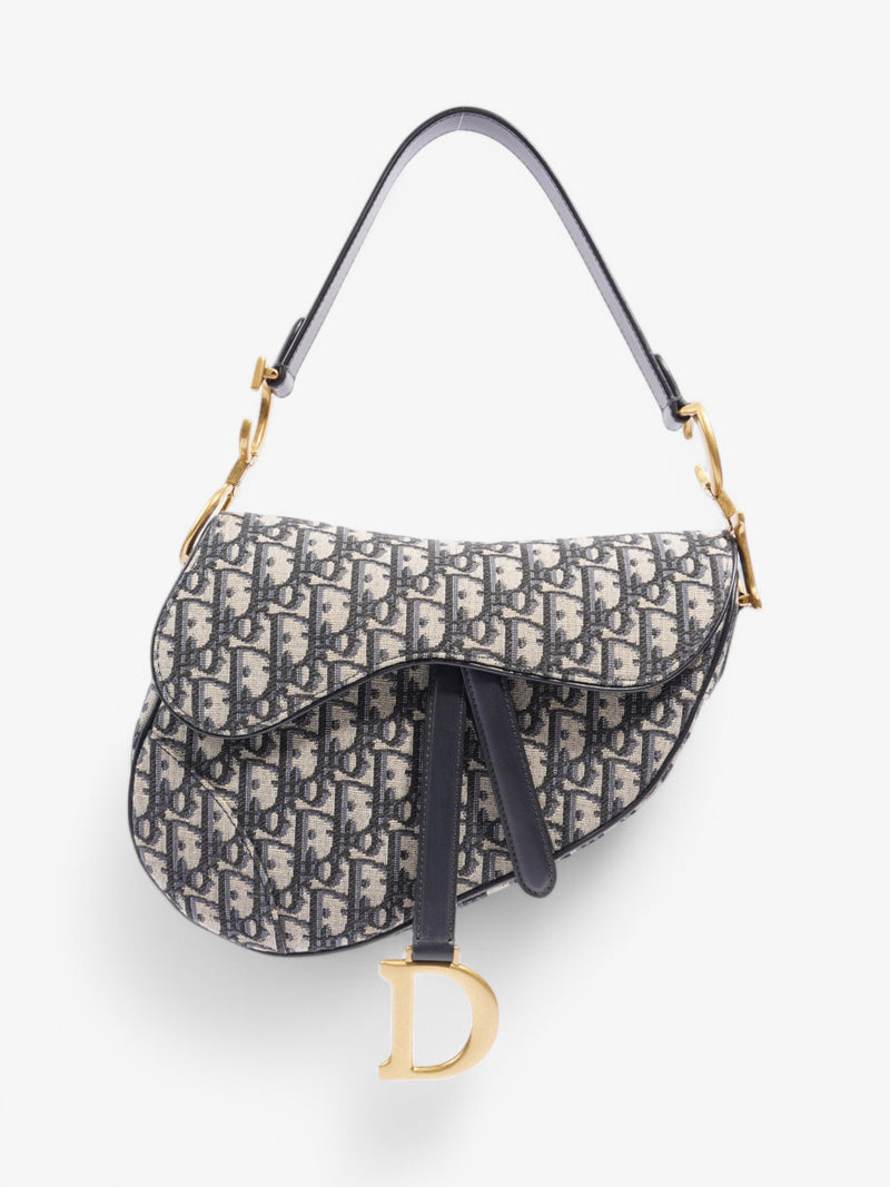 Christian Dior Saddle Bag Oblique Canvas
