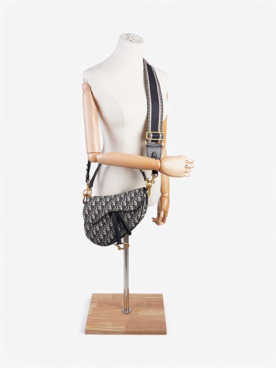 Christian Dior Saddle Bag Oblique Canvas Image 2