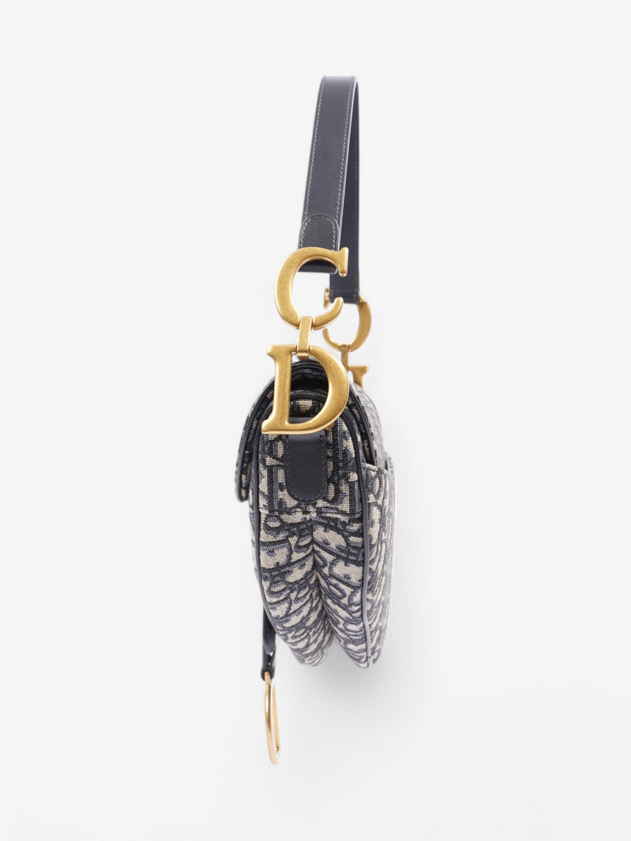 Christian Dior Saddle Bag Oblique Canvas Image 5