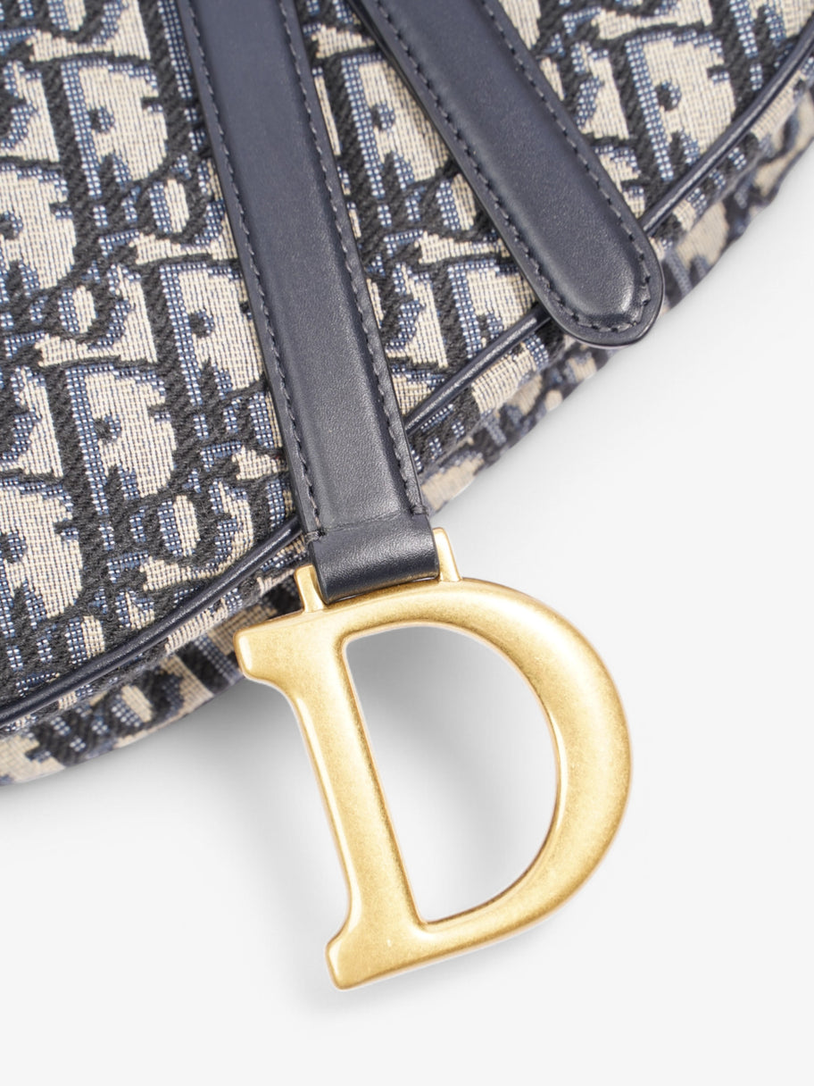 Christian Dior Saddle Bag Oblique Canvas Image 7
