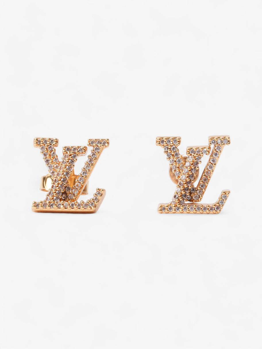 Louis Vuitton Iconic Earrings Gold Base Metal Image 1