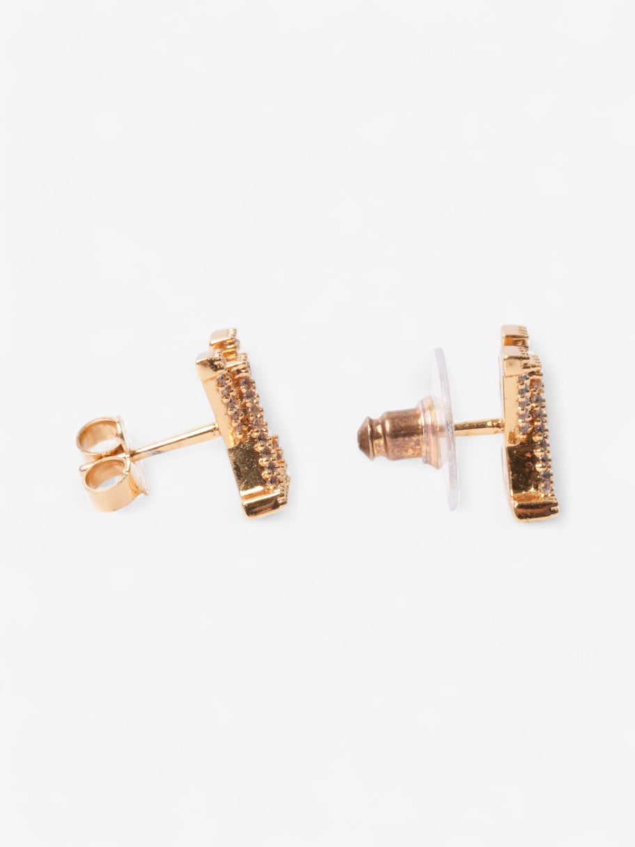Louis Vuitton Iconic Earrings Gold Base Metal Image 3