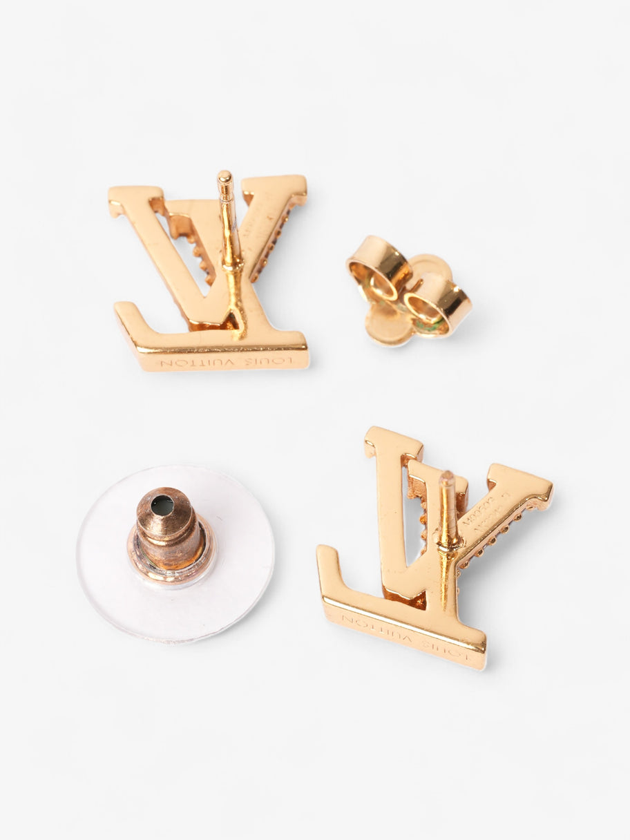 Louis Vuitton Iconic Earrings Gold Base Metal Image 4