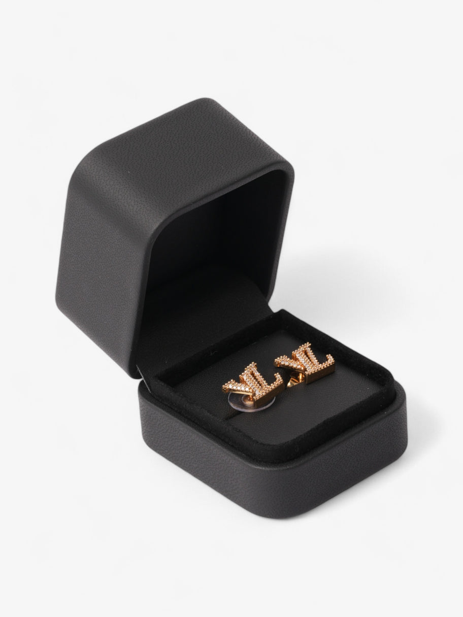 Louis Vuitton Iconic Earrings Gold Base Metal Image 5