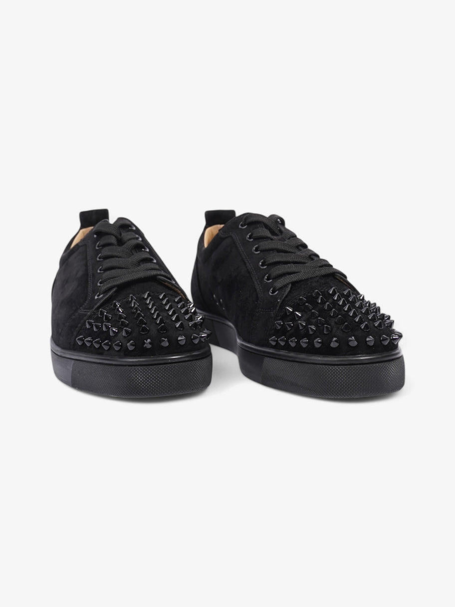 Christian Louboutin Louis Junior Spikes Black Suede EU 44 UK 10 Image 2