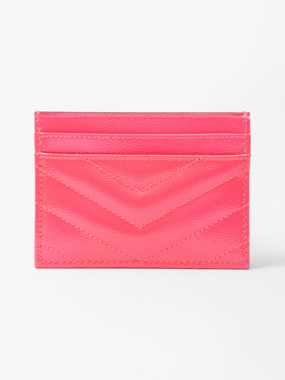 Saint Laurent Card Holder Neon Pink Leather Image 2