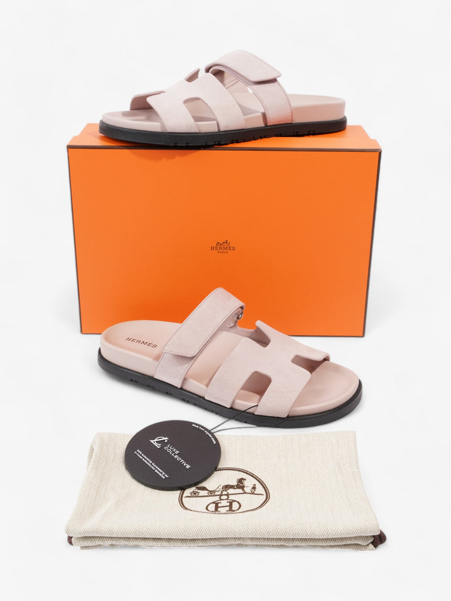 Hermes Cyphre Sandal Pink Suede EU 39.5 UK 6.5 Image 9