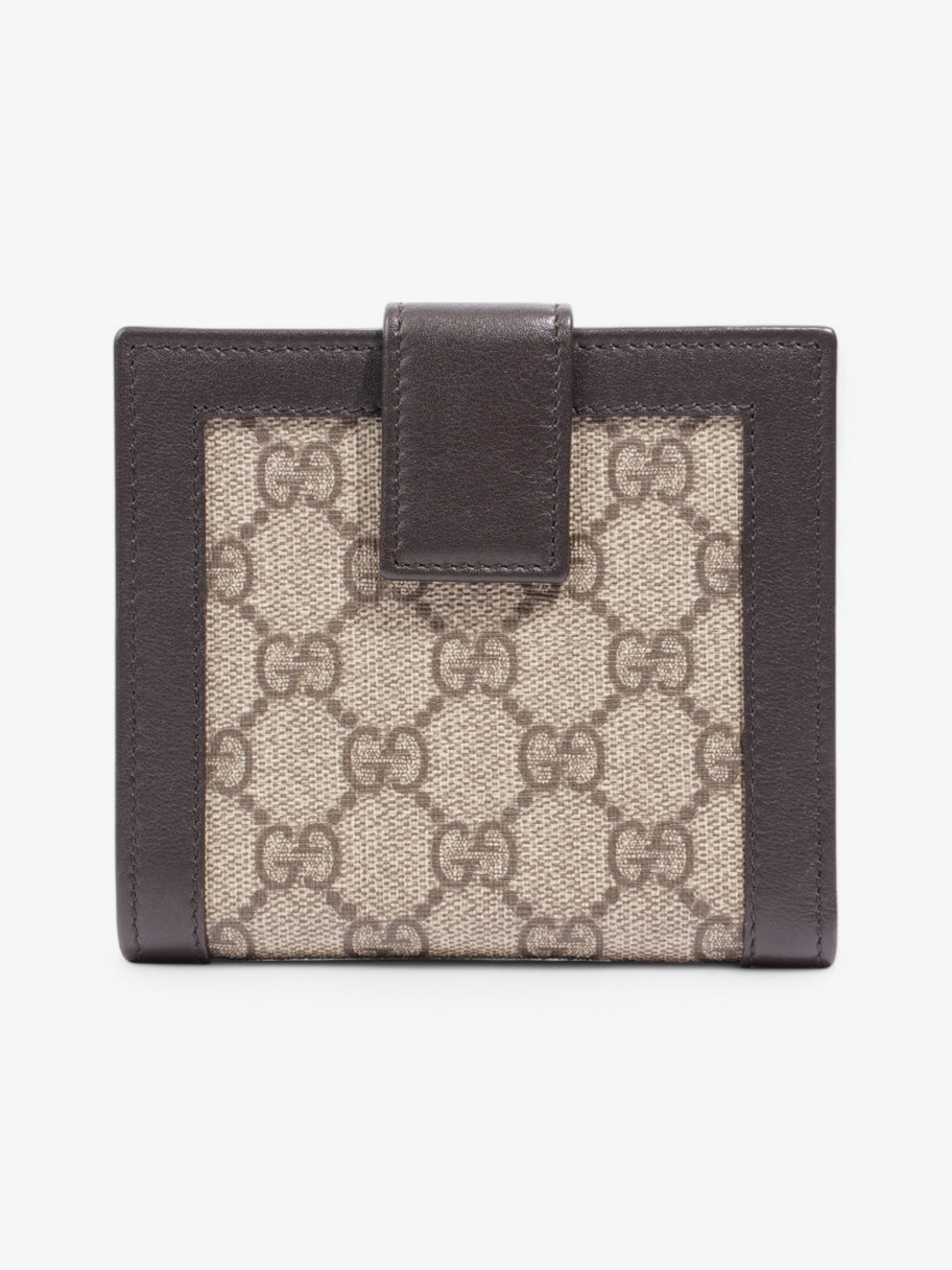 Gucci Bifold Wallet Supreme / Brown Coated Canvas Image 2