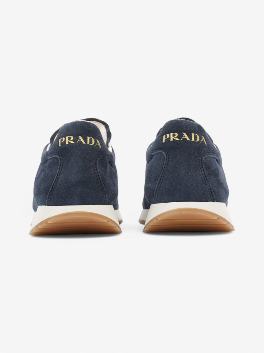 Prada Low Top Sneaker Blue Suede EU 37.5 UK 4.5 Image 6