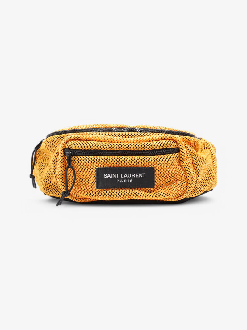 Saint Laurent Crossbody Bag Yellow Mesh