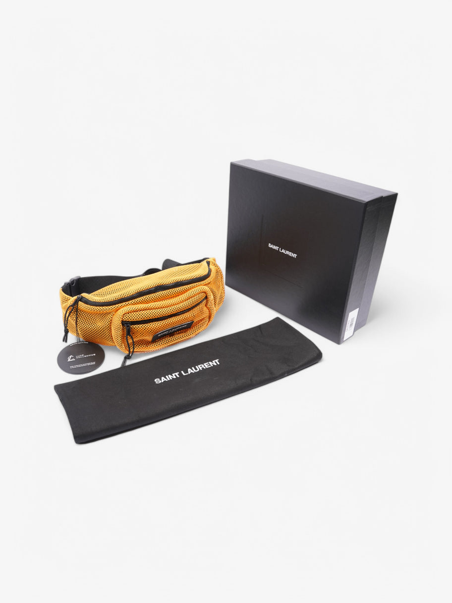 Saint Laurent Crossbody Bag Yellow Mesh Image 10