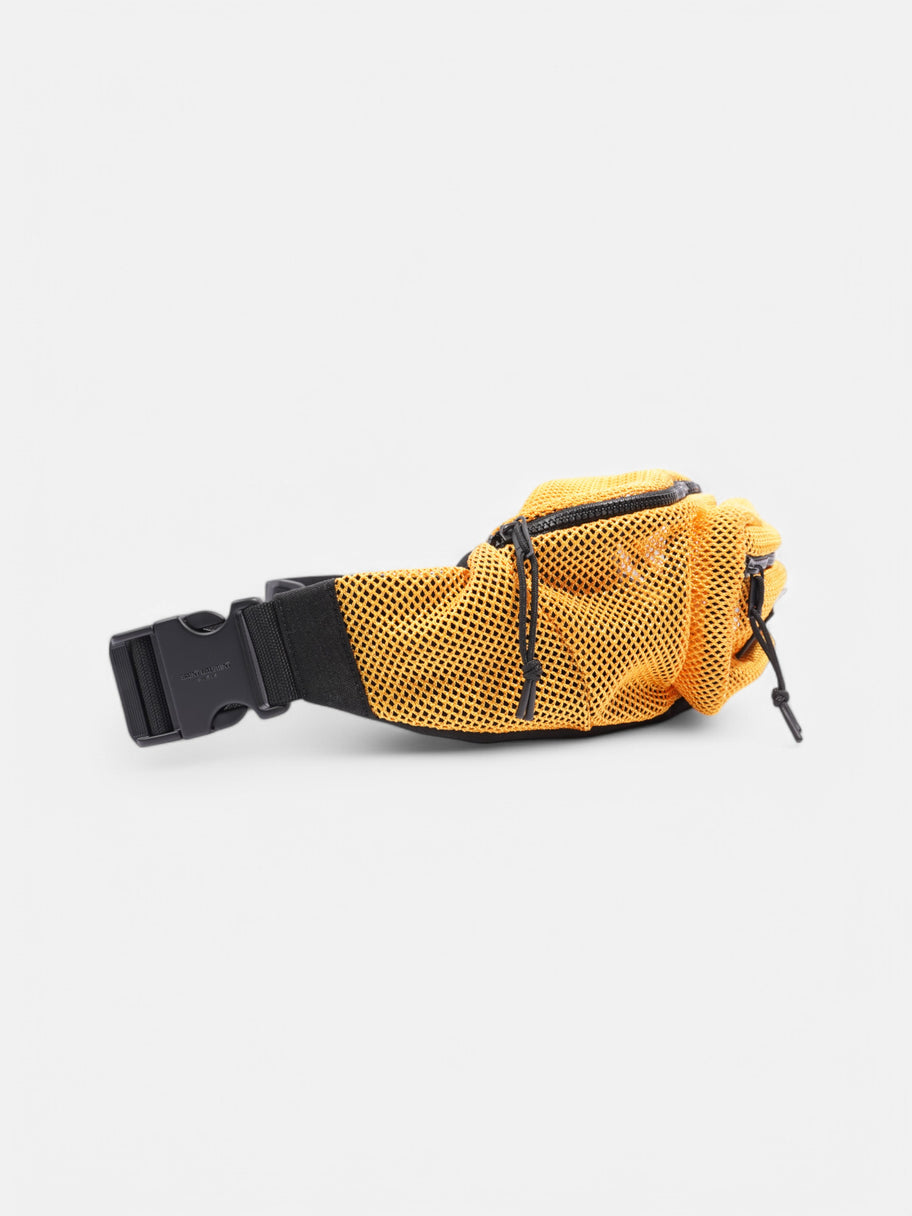 Saint Laurent Crossbody Bag Yellow Mesh Image 5