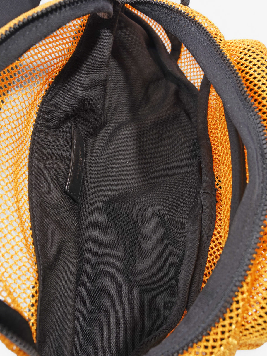 Saint Laurent Crossbody Bag Yellow Mesh Image 8