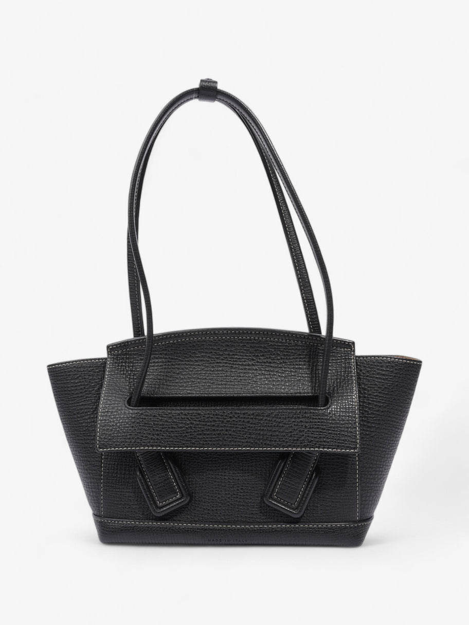 Bottega Veneta Arco Tote Black Grained Leather Small Image 2