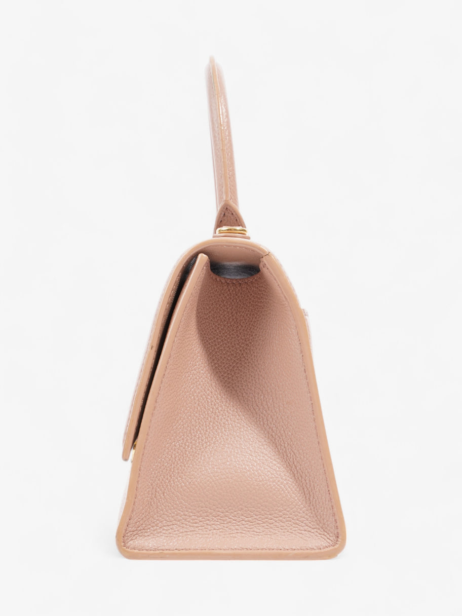 Balenciaga Hourglass Top Handle Neutral Calfskin Leather Small Image 3