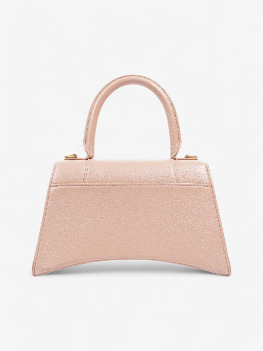 Balenciaga Hourglass Top Handle Neutral Calfskin Leather Small Image 4