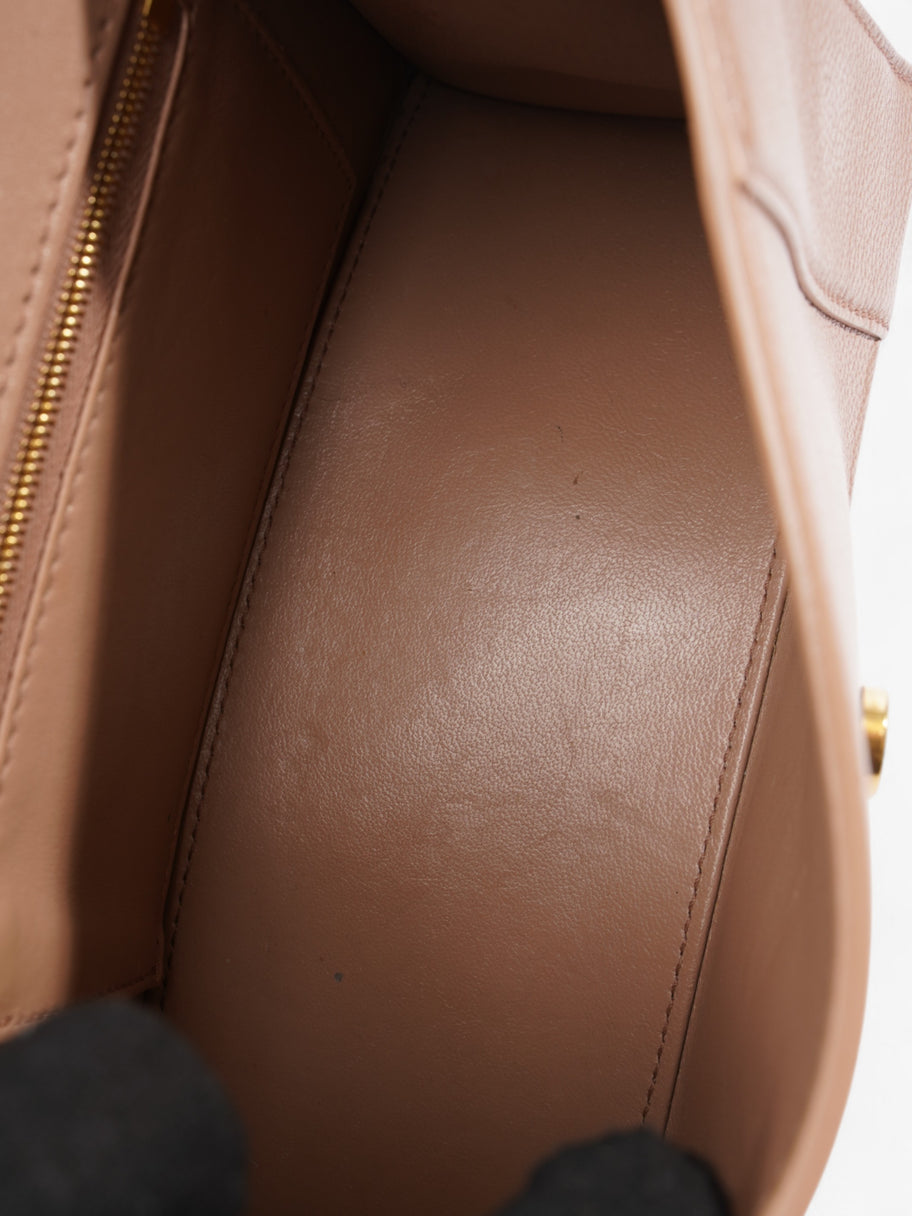 Balenciaga Hourglass Top Handle Neutral Calfskin Leather Small Image 9