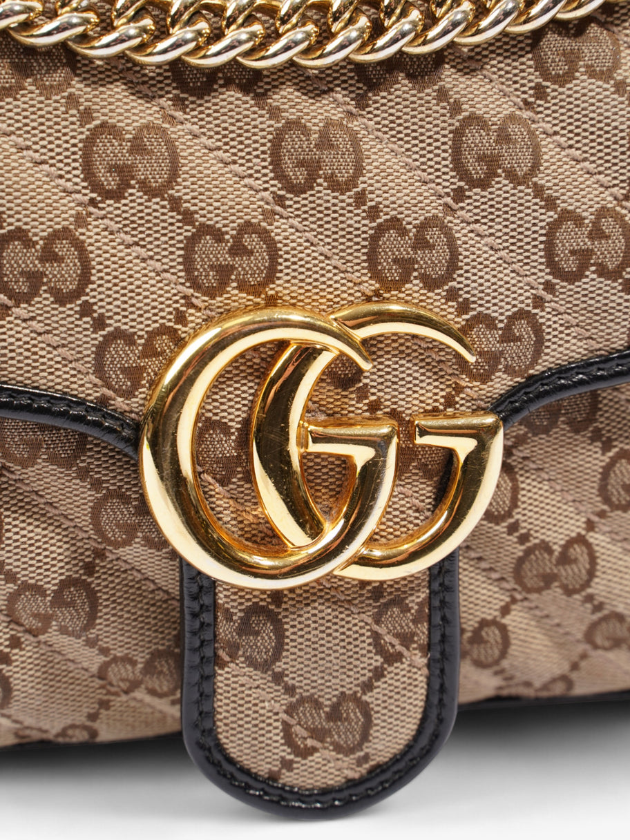 Gucci Marmont Black / Monogram Canvas Small Image 7