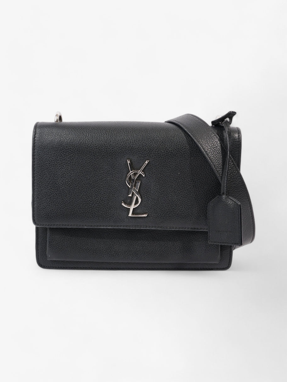 Saint Laurent Sunset Black Leather Medium Image 1
