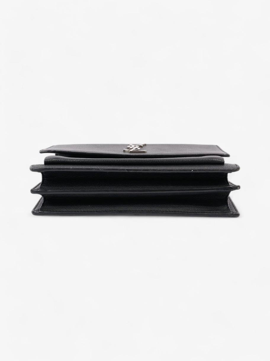 Saint Laurent Sunset Black Leather Medium Image 6