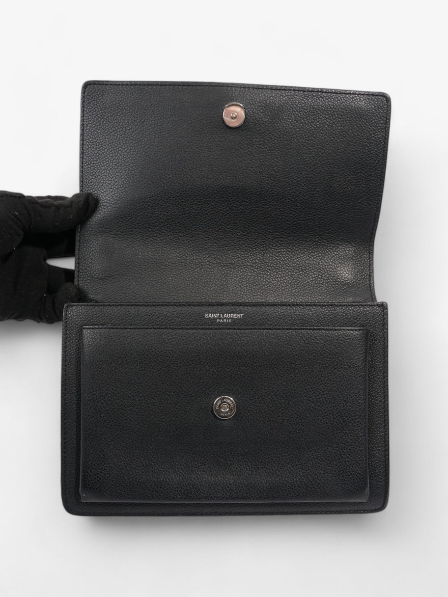 Saint Laurent Sunset Black Leather Medium Image 8