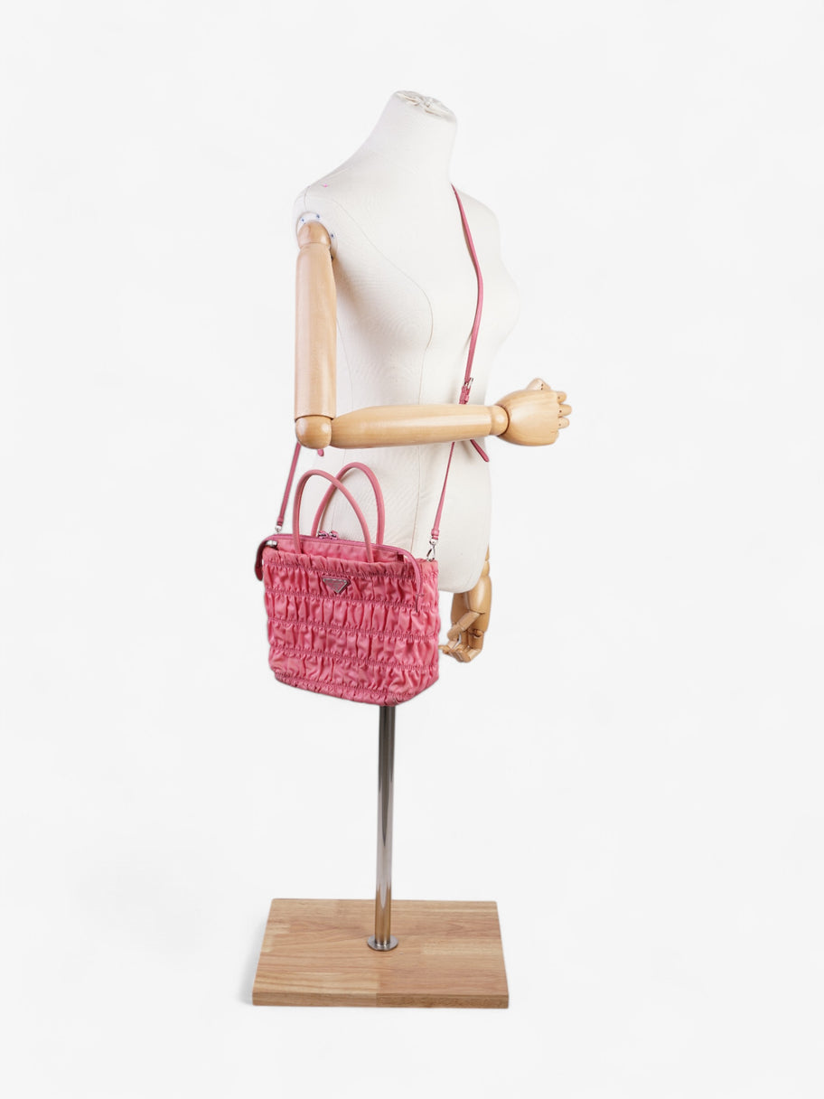 Prada Nylon Tote Pink Nylon Image 11