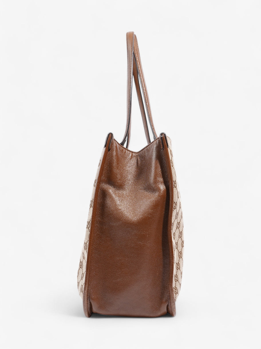 Gucci Horsebit 1955 Brown / Monogram Canvas Image 11