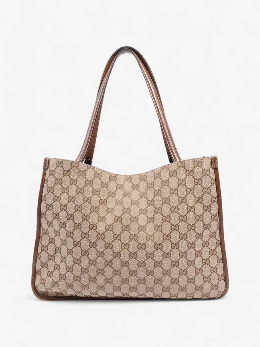 Gucci Horsebit 1955 Brown / Monogram Canvas Image 12