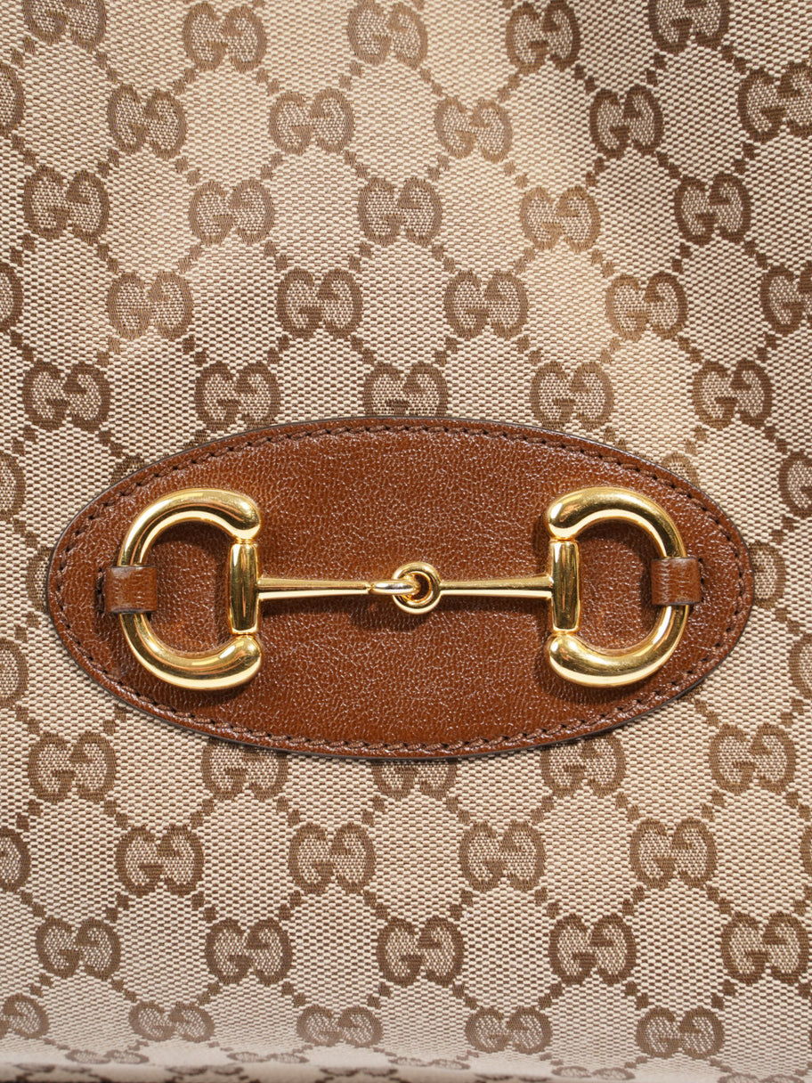 Gucci Horsebit 1955 Brown / Monogram Canvas Image 16