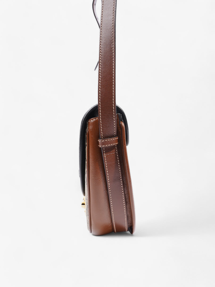 Gucci Padlock Shoulder Bag Black / Supreme Coated Canvas Image 3