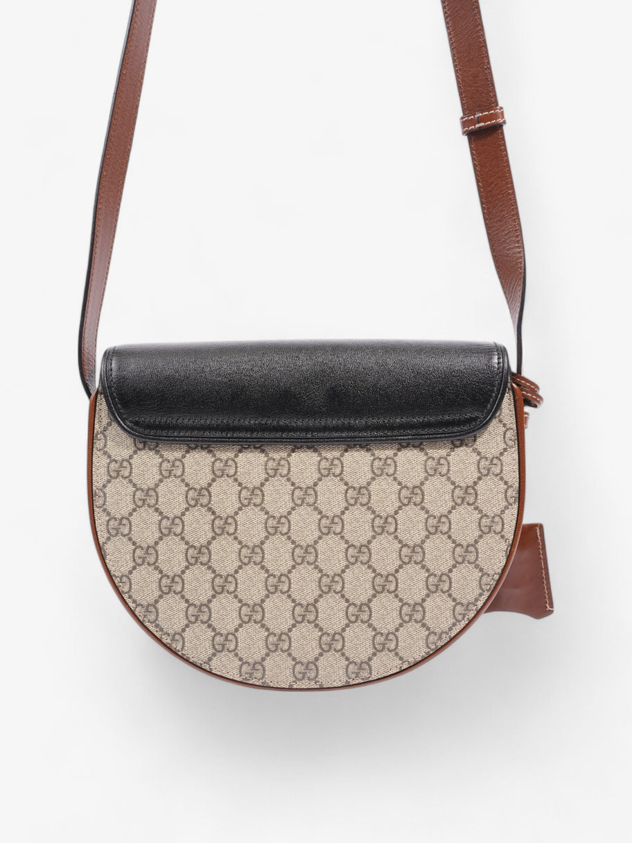 Gucci Padlock Shoulder Bag Black / Supreme Coated Canvas Image 4