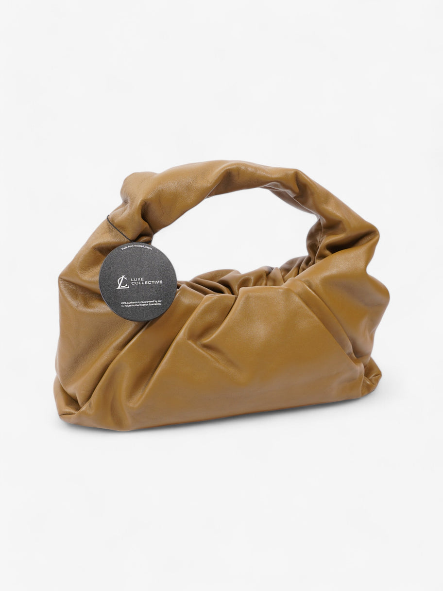 Bottega Veneta Shoulder Pouch Khaki Leather Image 8
