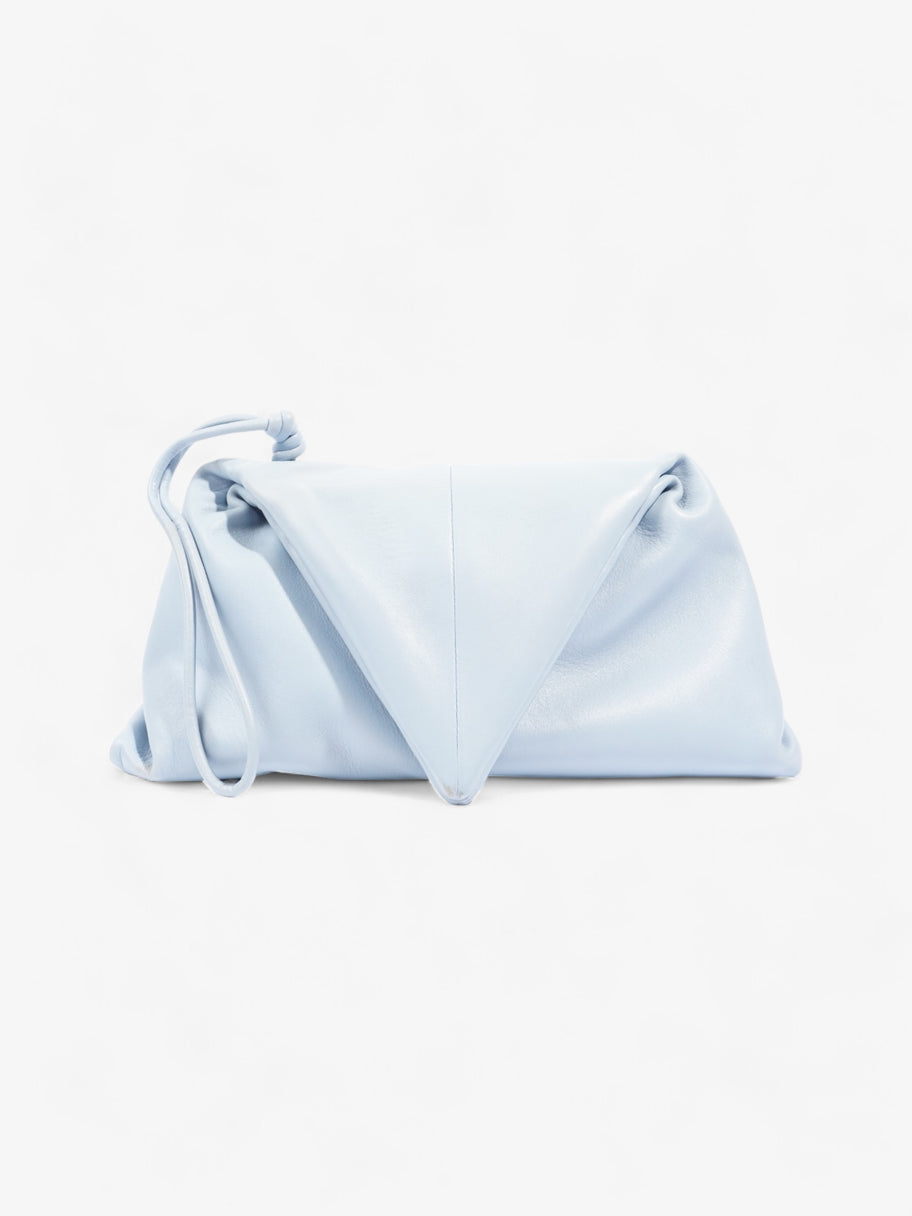 Bottega Veneta The Trine Clutch Ice Blue Leather Image 2